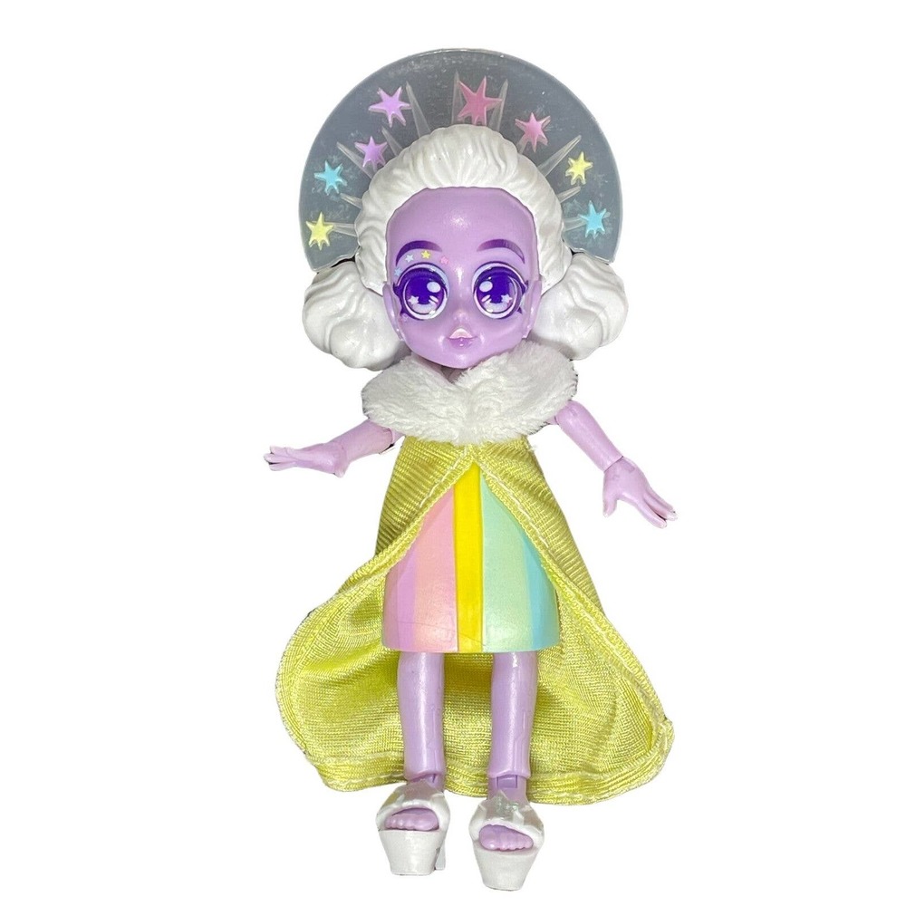 Capsule Chix Doll Giga Glam 5 inch Halo Cape Skirt Shoes Figure Fashion Doll